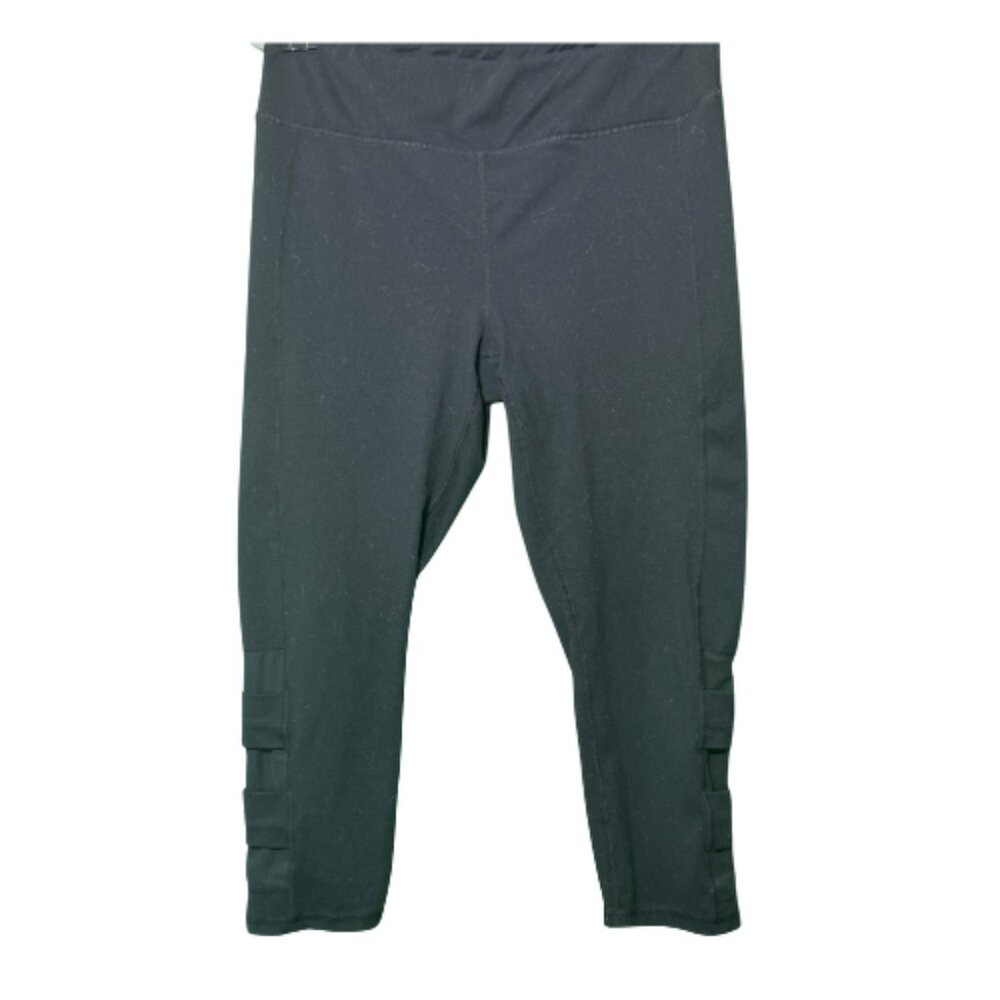 *USED Black GAIAM Leggings Size XL (BB1031)